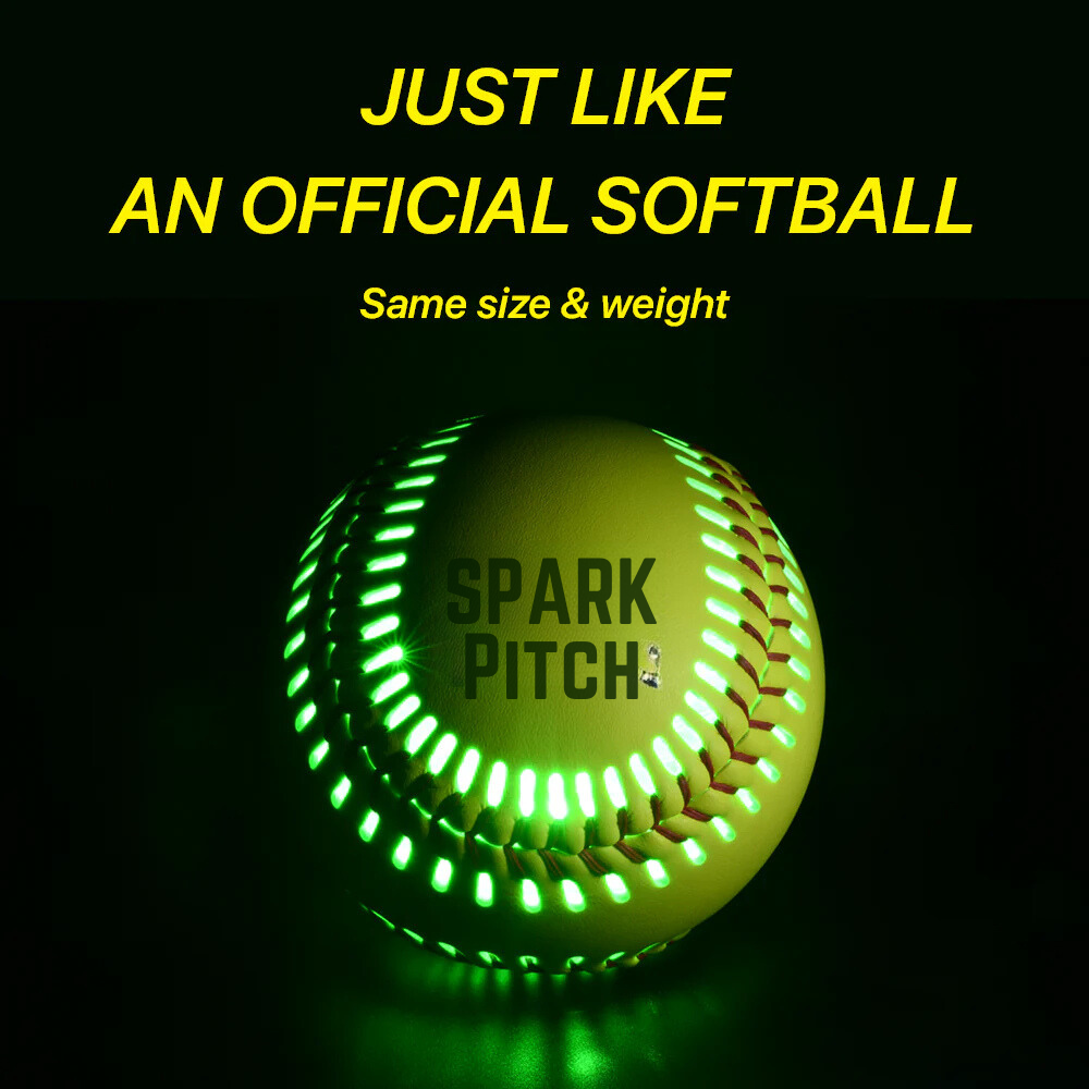 SparkPitch™ 12" LED Softball
